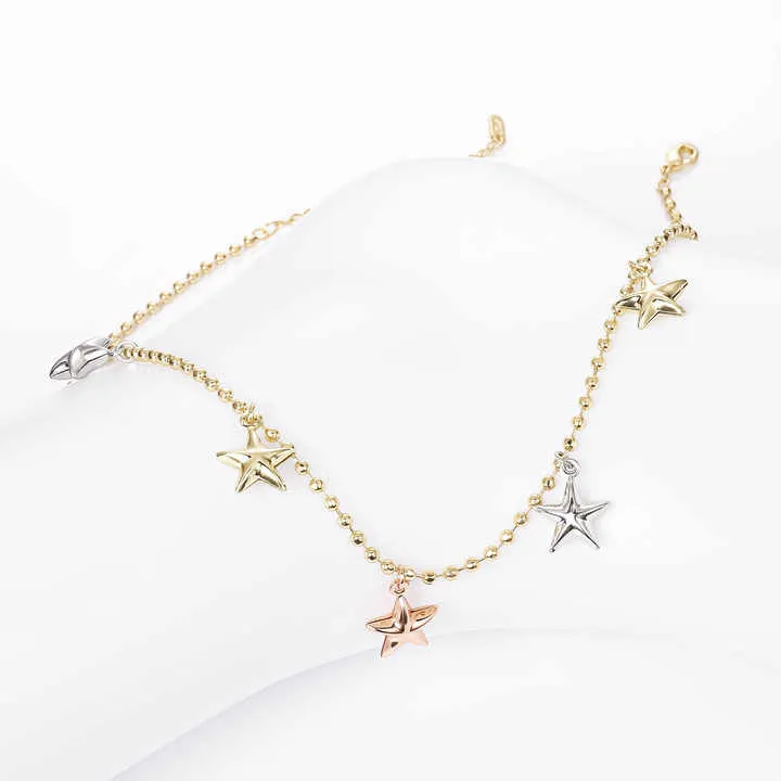 قلادة على شكل نجمة من الذهبGold Star Necklace