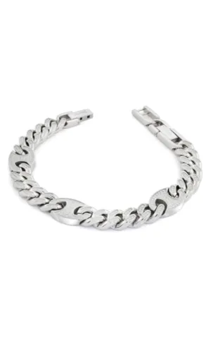 10mm Stainless Steel CZ Gucci Bracelet | Italgem Steel Bracelet