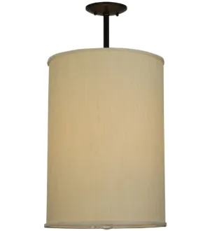 14.5"W Cilindro Mystic Beige Textrene Pendant