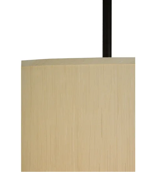 14.5"W Cilindro Mystic Beige Textrene Pendant