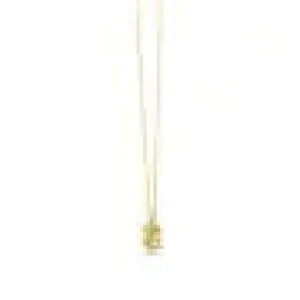 14K Yellow Gold 18” Polished Panther Necklace with Green Enamel and Lobster Clasp