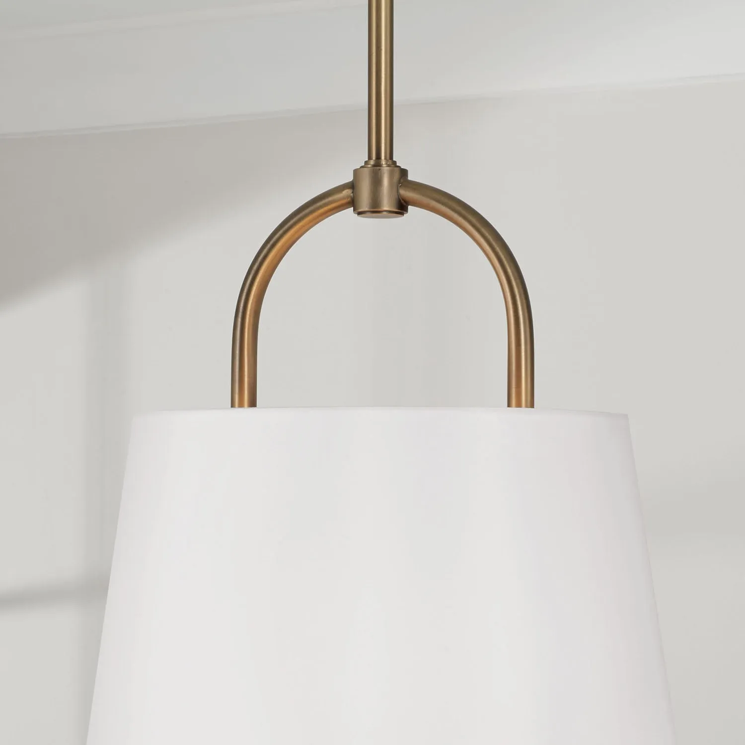 16" BRODY 1-LIGHT PENDANT, AGED BRASS
