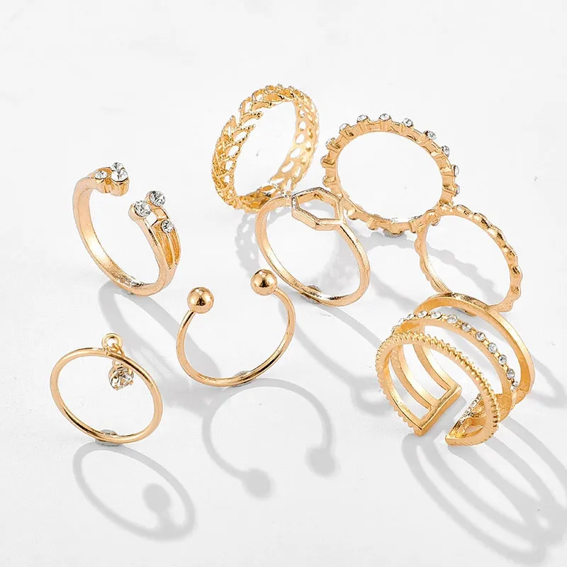 8pcs/sets Rings Sets