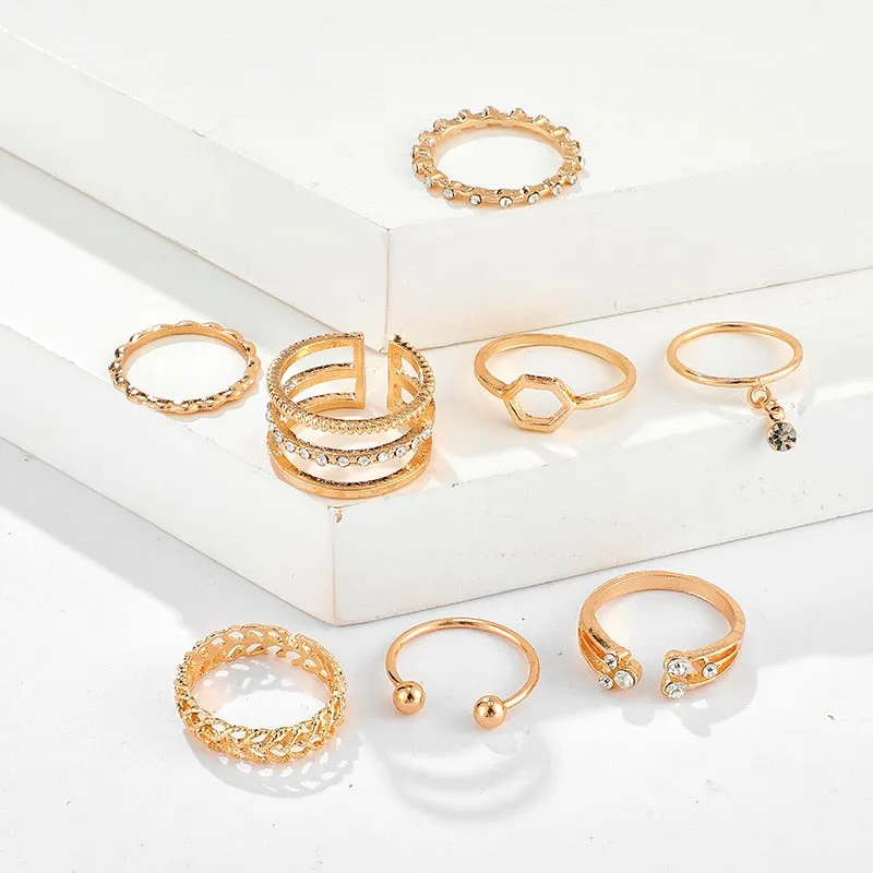 8pcs/sets Rings Sets