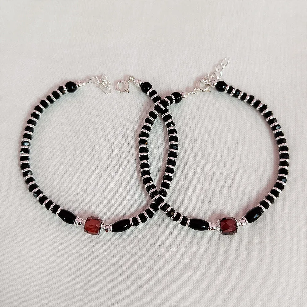 925 Silver Designer Unisex Baby Bangle Set (Design 178)