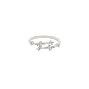 925 Sterling Silver Elite Rhodium Plated Ring