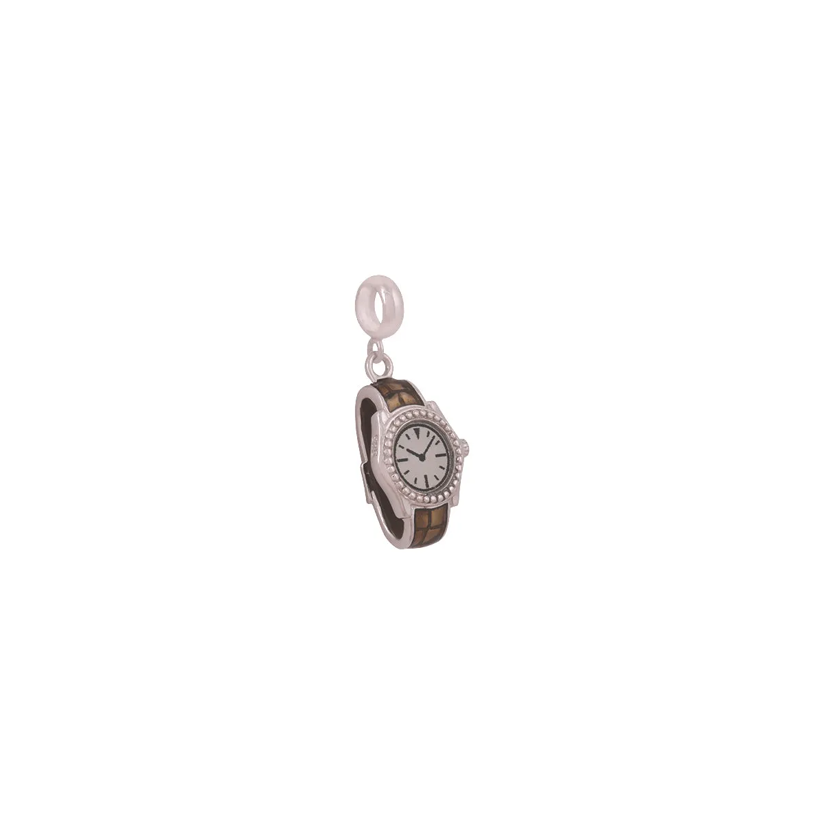 925 Sterling Silver Time's On Pendant