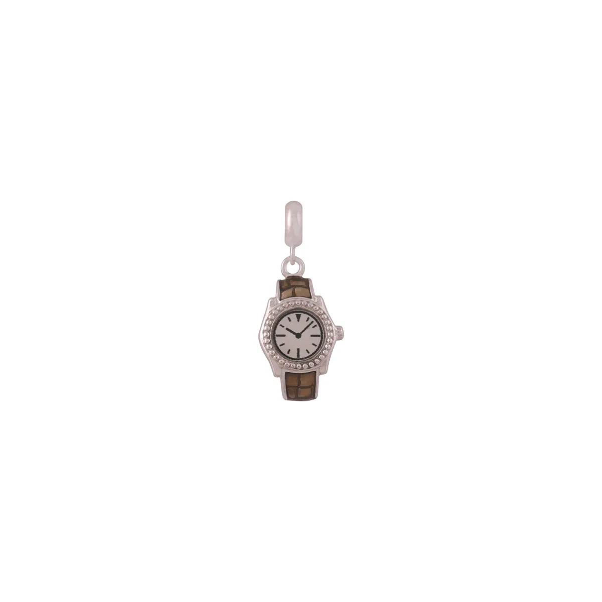 925 Sterling Silver Time's On Pendant