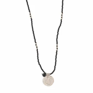 A Beautiful Story - Timeless Black Onyx Silver Necklace