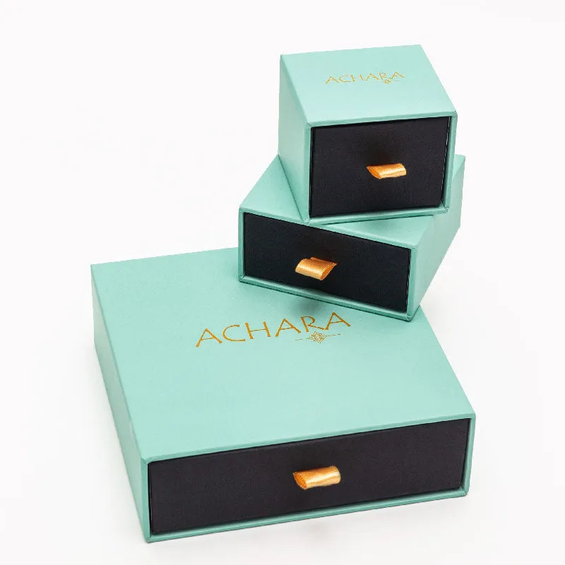 Achara Bar and Chain Drop Earrings
