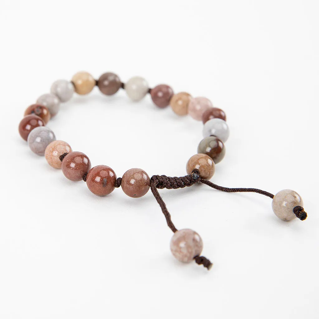 Adjustable Desert Jasper Bracelet