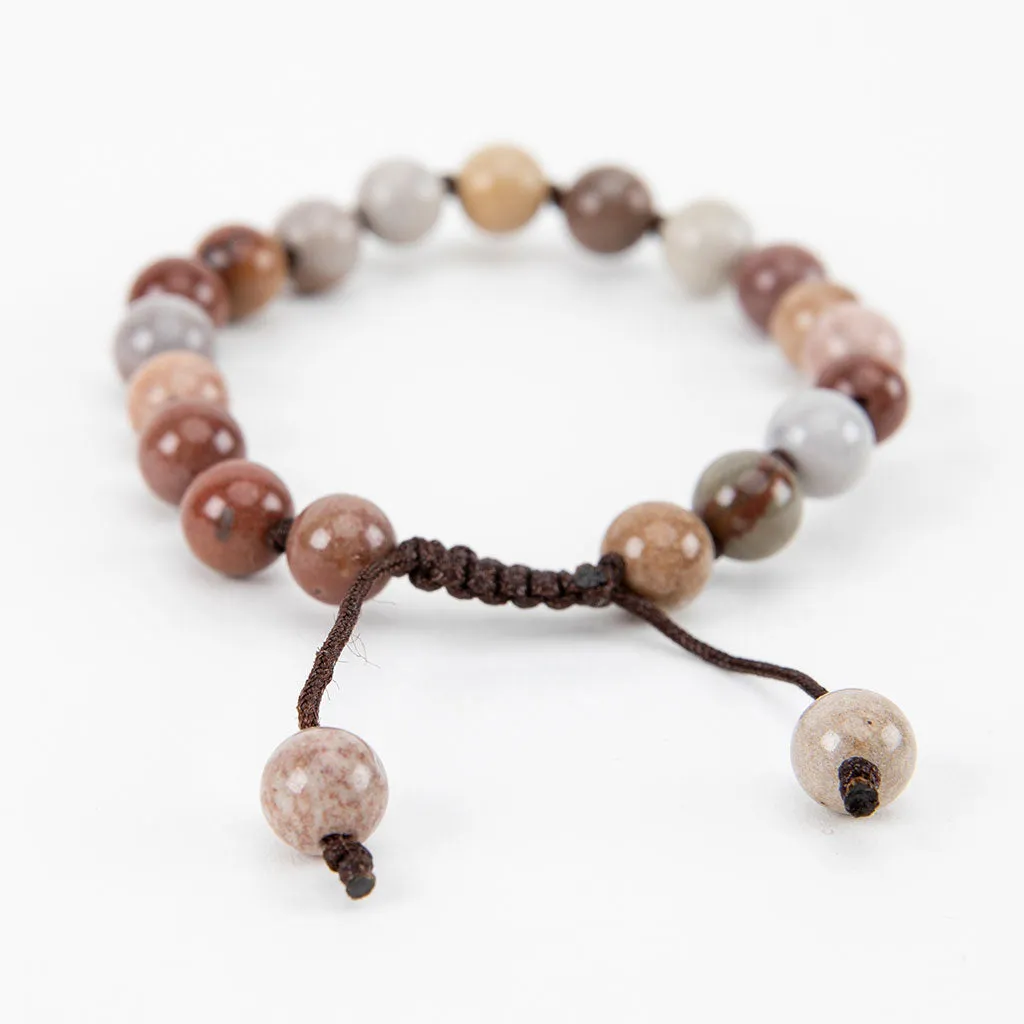 Adjustable Desert Jasper Bracelet
