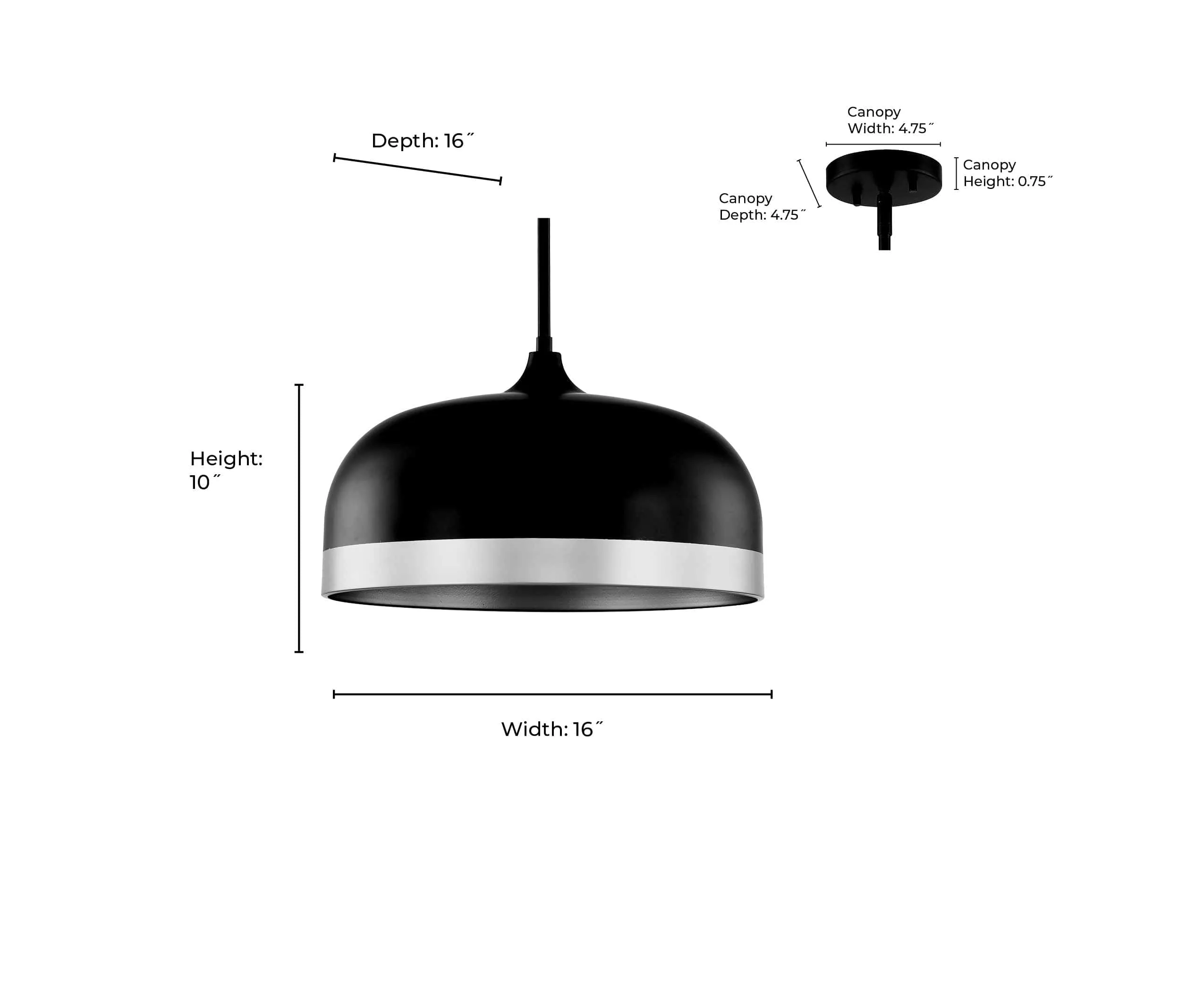 Amarra Pendant - Matte White - 16in. Diameter - E26 Medium Base