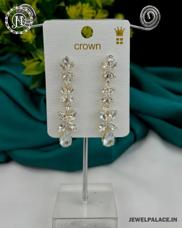 Antique Reverse Ad Stone Earring JH3256