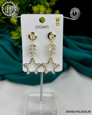 Antique Reverse Ad Stone Earring JH3265