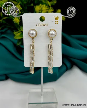Antique Reverse Ad Stone Earring JH3269