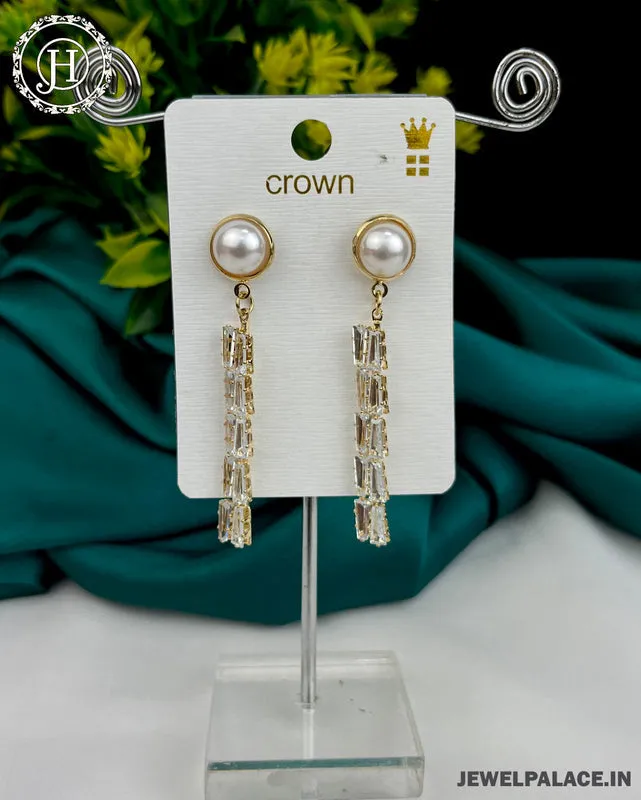 Antique Reverse Ad Stone Earring JH3269