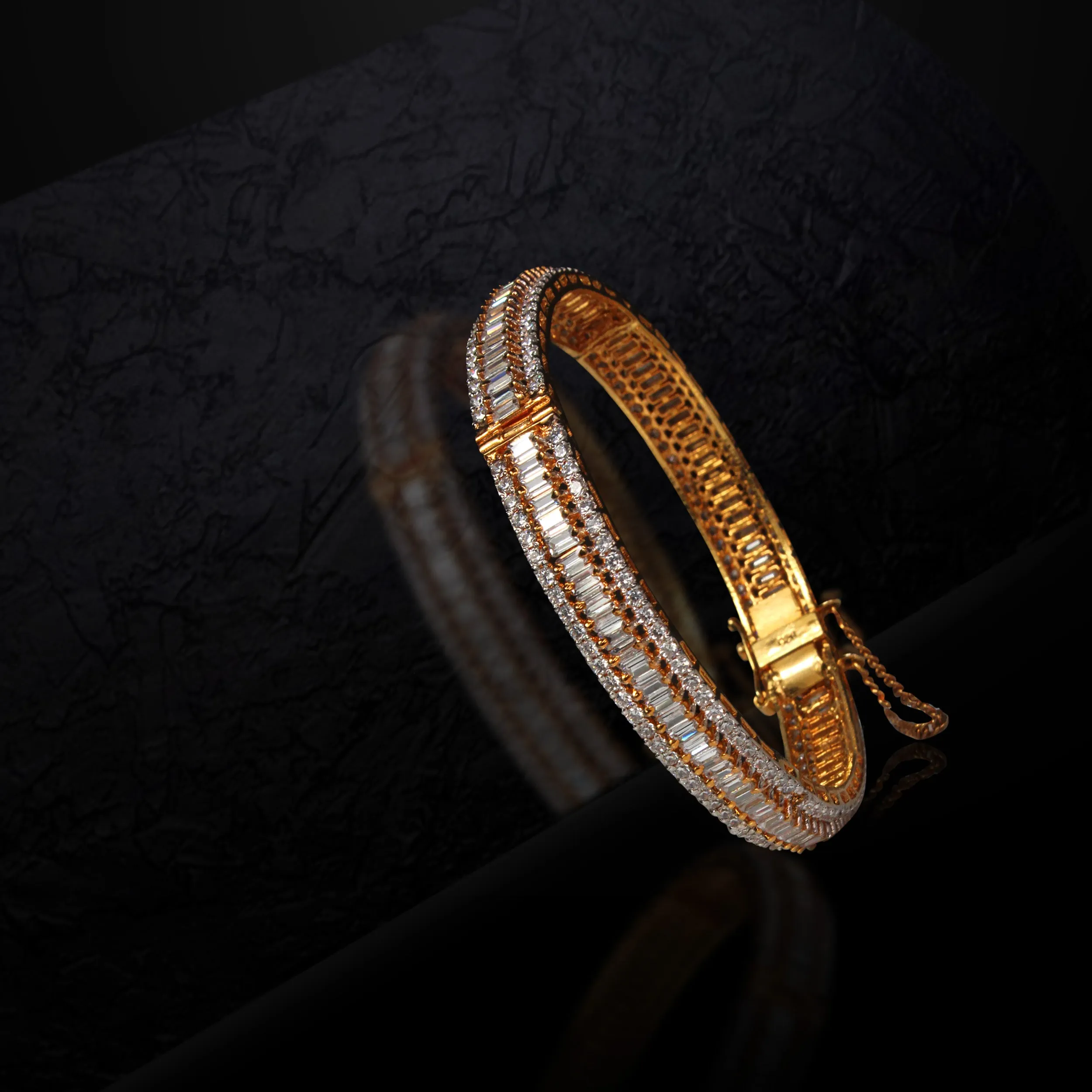 Bangle in Cubic Zircons