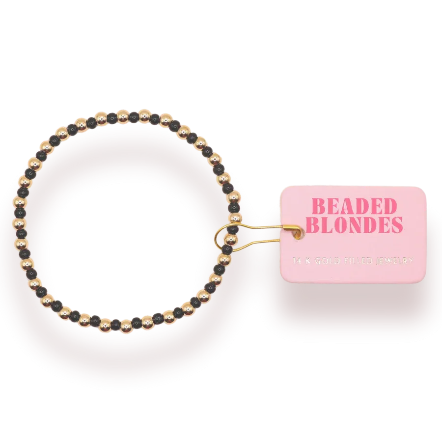 Beaded Blondes | Demi Bracelet in Black