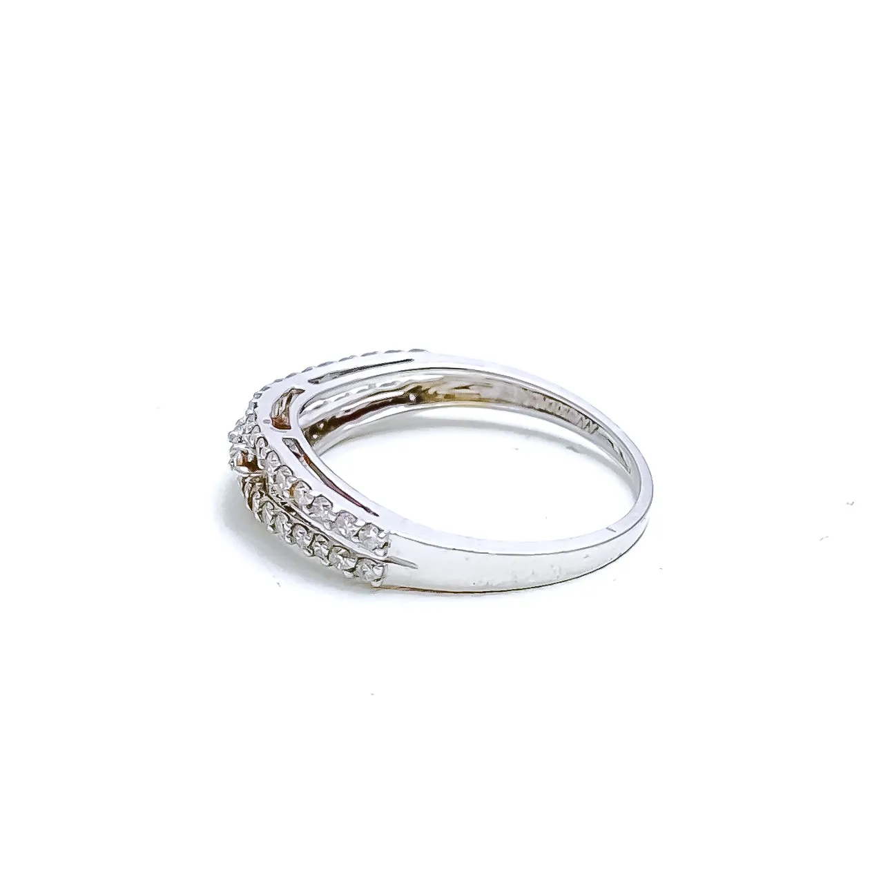 Beautiful Two Tier Diamond   18k Gold Ring