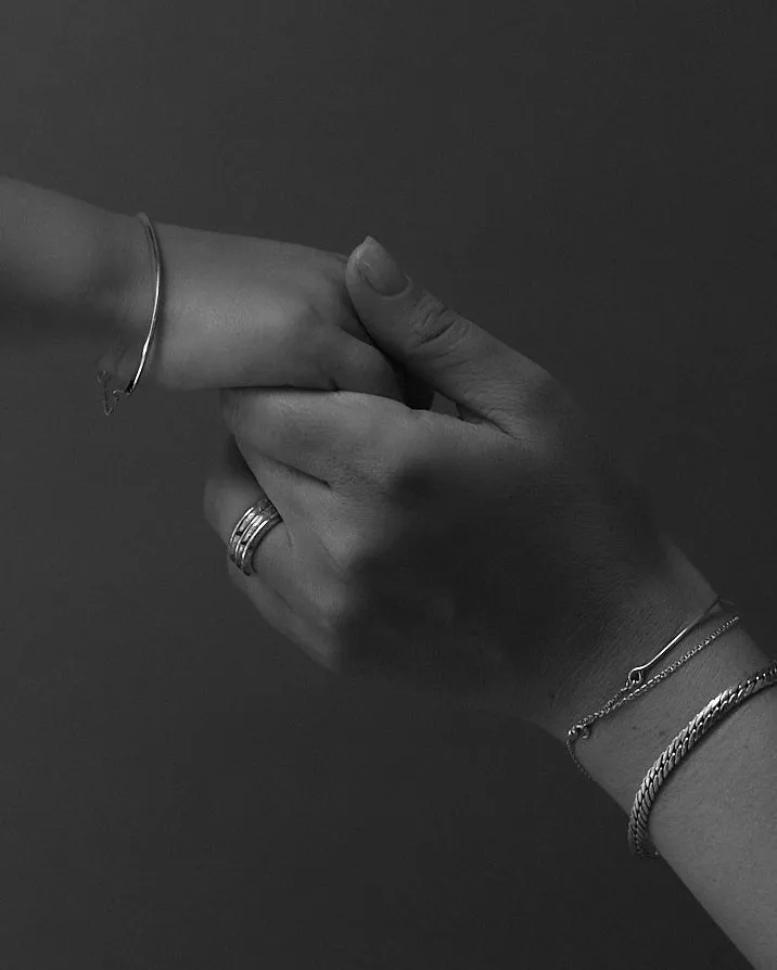 Birthflower Cuff | Silver