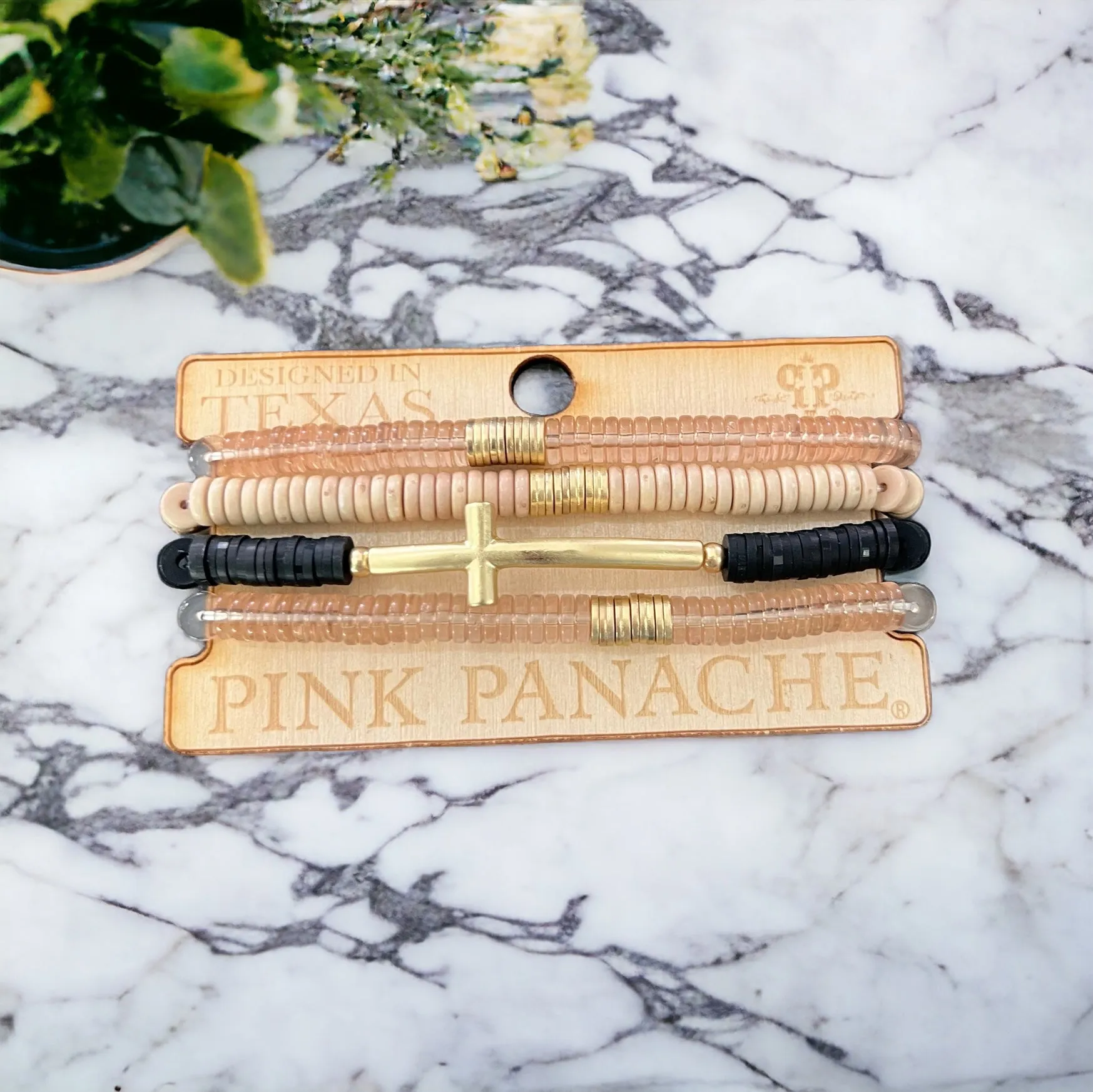 Black & Gold Bracelet Set