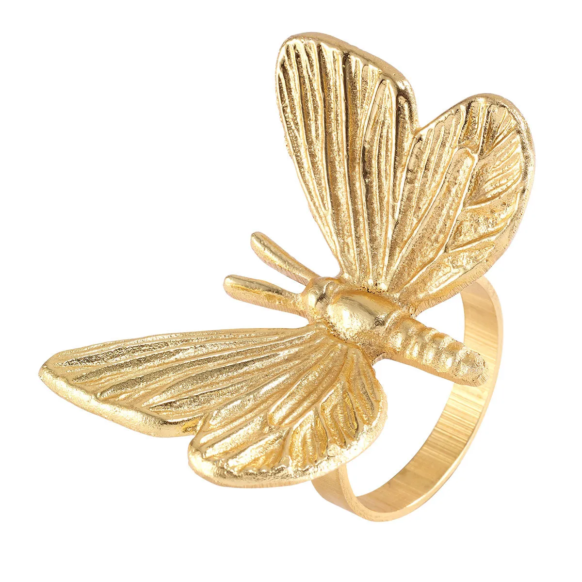 Bodrum Linens Butterfly - Napkin Rings - Set of 4