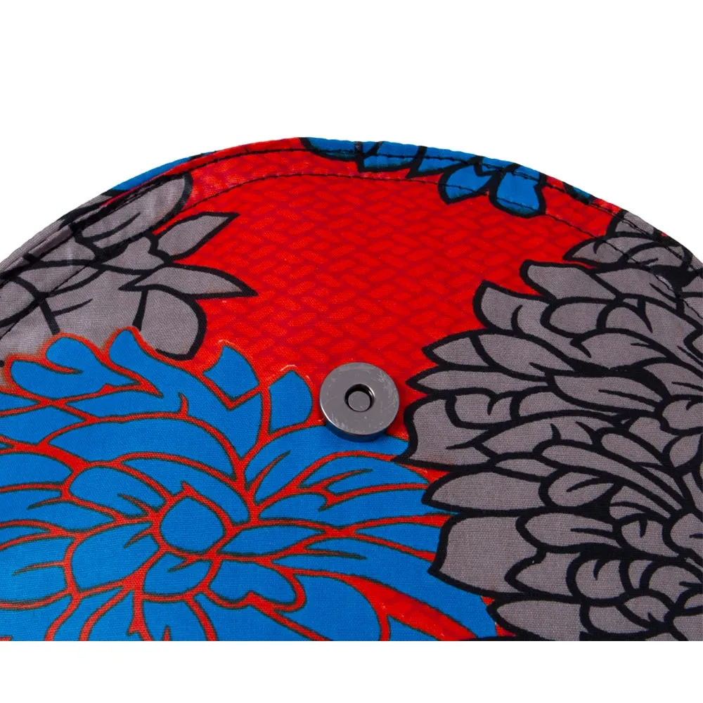 BRW Brand Large Ankara Kente Handmade Bangles and Matching Bag