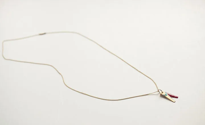 CHEVRON SYMBOLS NECKLACE
