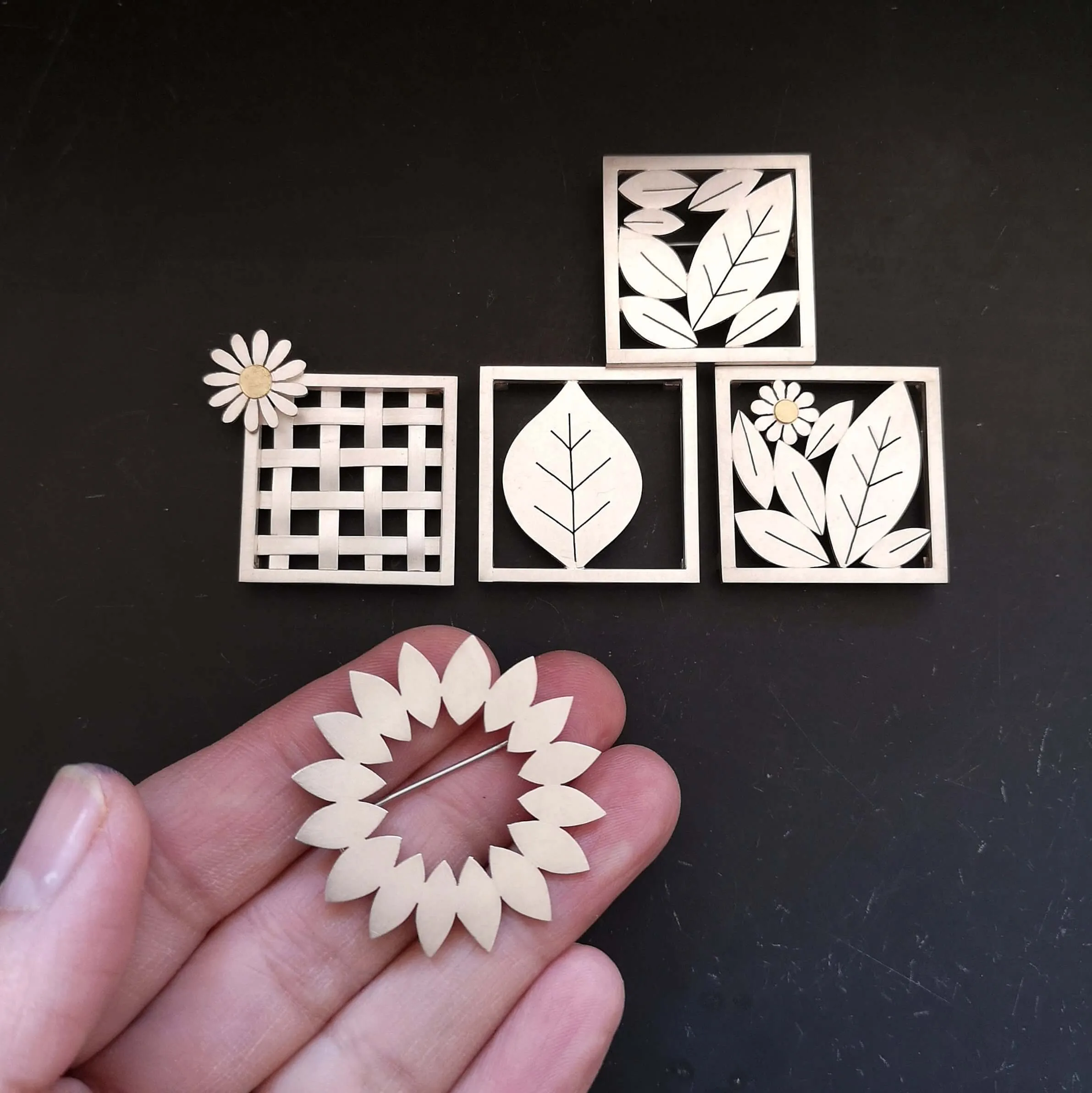 Circle of Petals Brooch