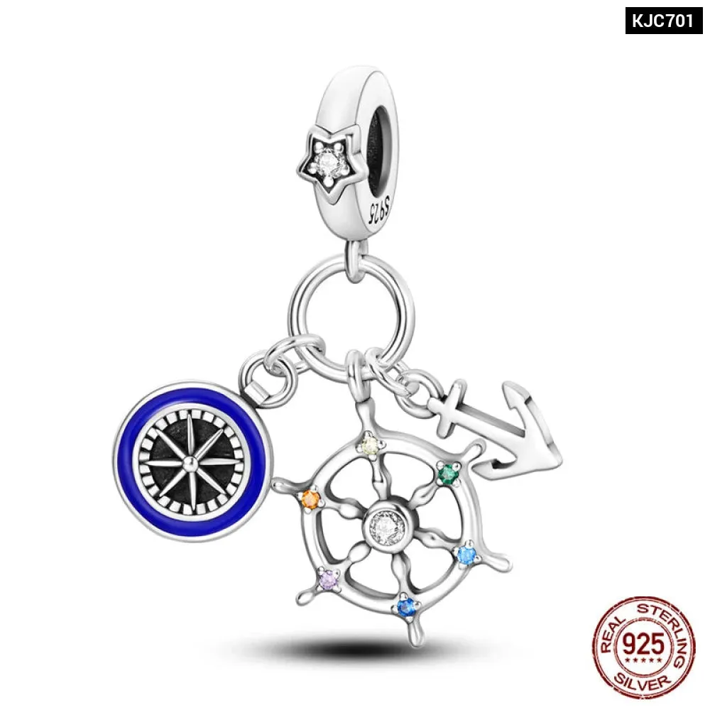 Colourful Sterling Silver Charms for Pandora Bracelets