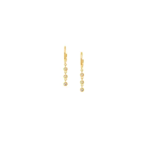 Cosmic Three Drop Earrings
