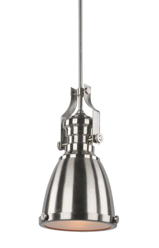 Cresswell Brushed Nickel Small Pendant