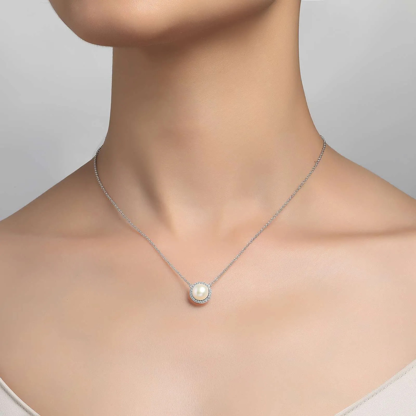 Cultured Freshwater Pearl Necklace N0029CLP18