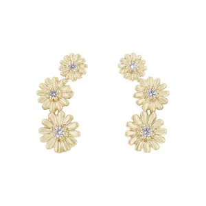 Daisy Diamond Climber Earrings