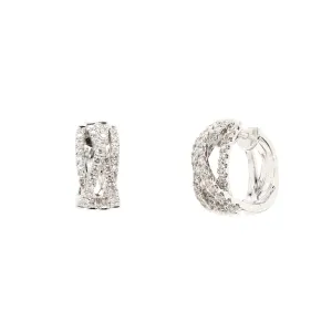 Diamond Crossover Hoops