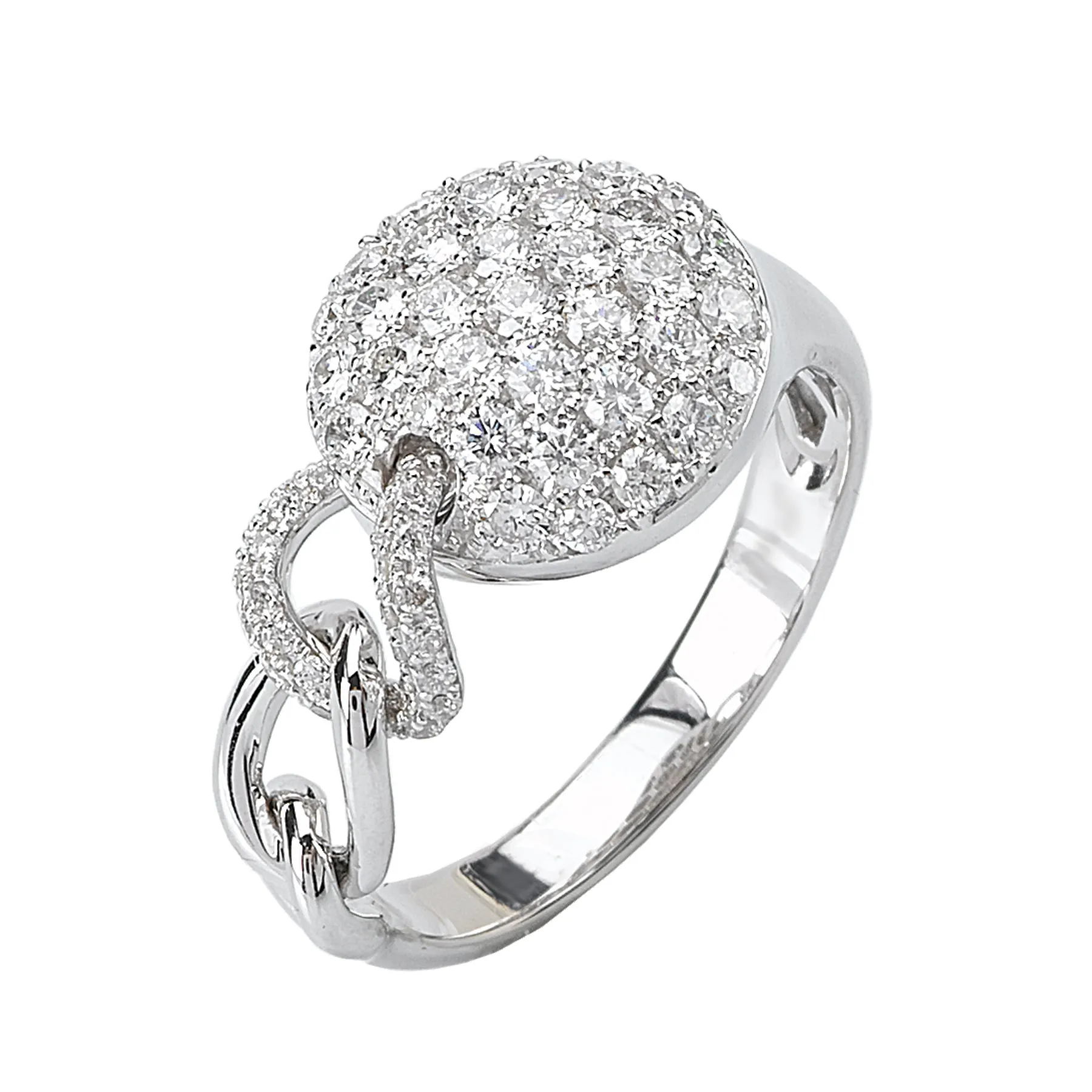 Diamond Link Ring