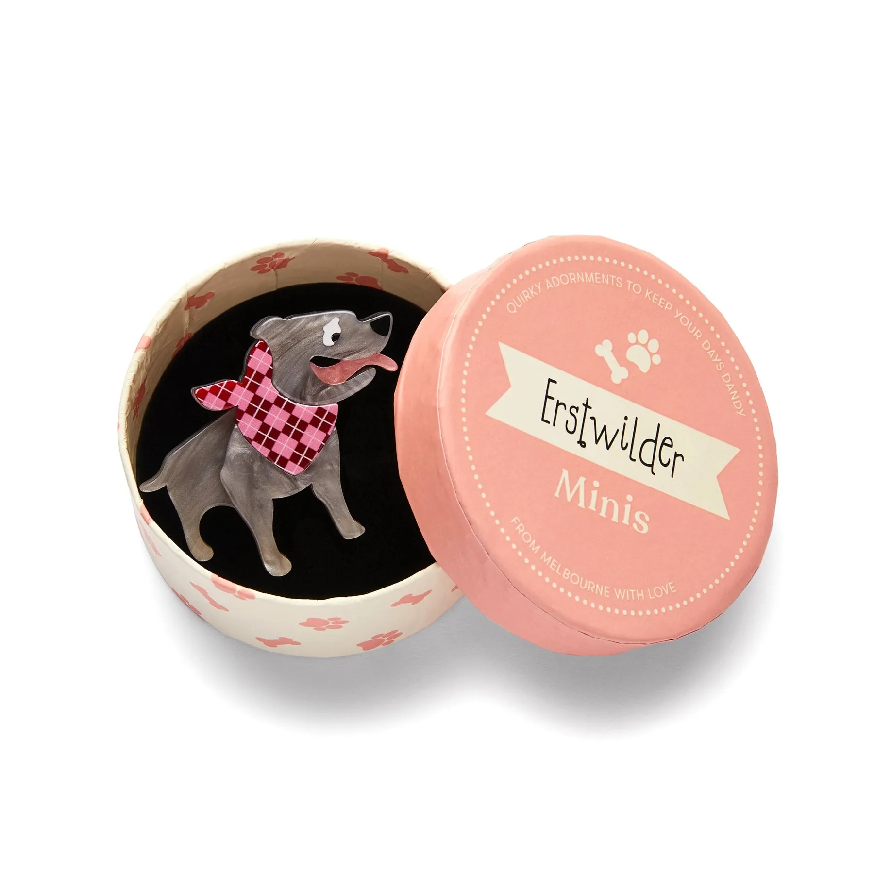 Dog Minis Collection Staffy Stan Brooch