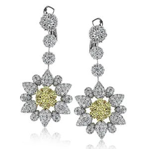 Earrings in 18k Gold with Diamonds LE4432 2T 18K X