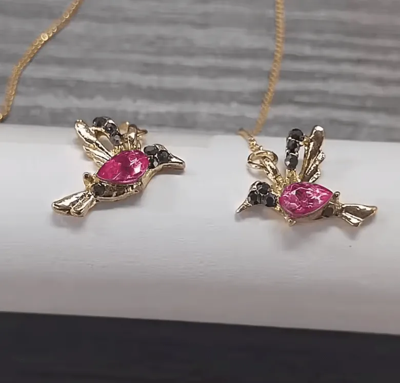 Elegant Hummingbird Tassel Earrings – Dangle Charm Earrings for Women & Girls