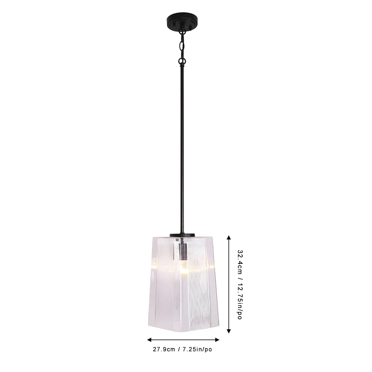 Encore Adjustable Square Pendant