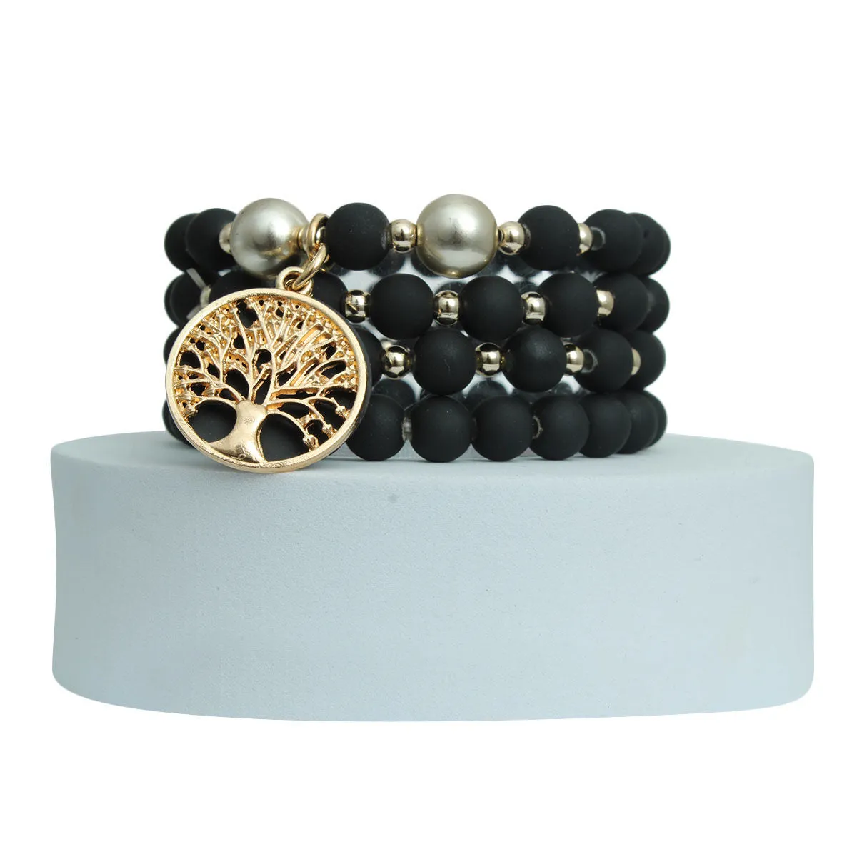 Exquisite Black Bracelet Set: Elegance Redefined for Women