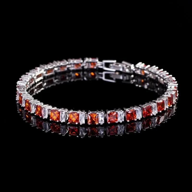 Exquisite Square Zircon Studded Bracelets