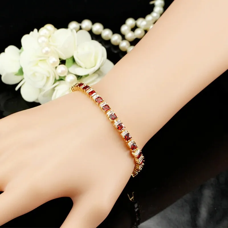 Exquisite Square Zircon Studded Bracelets
