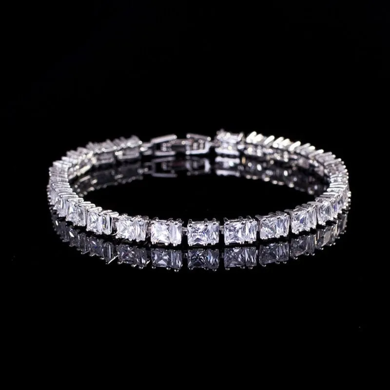 Exquisite Square Zircon Studded Bracelets