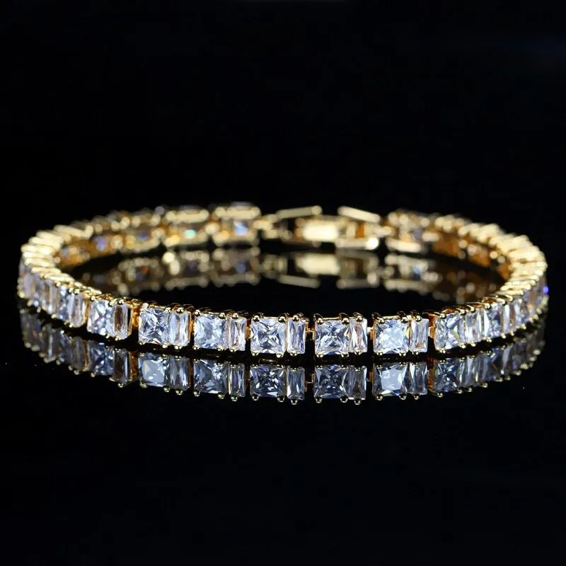 Exquisite Square Zircon Studded Bracelets