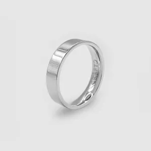 Flat Band Ring (Silver) 5mm