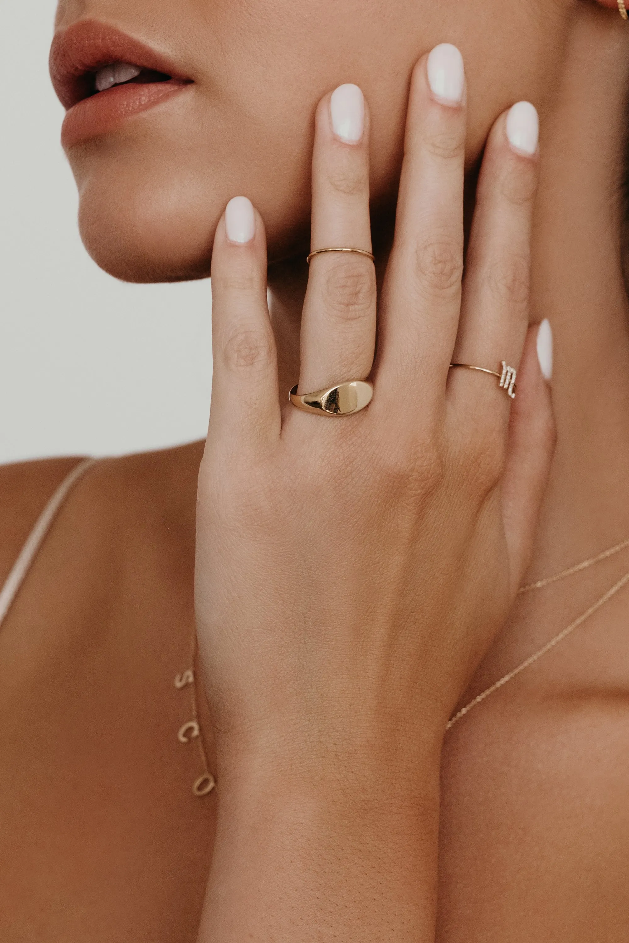 Gold Filled Zoe Ring Size 9