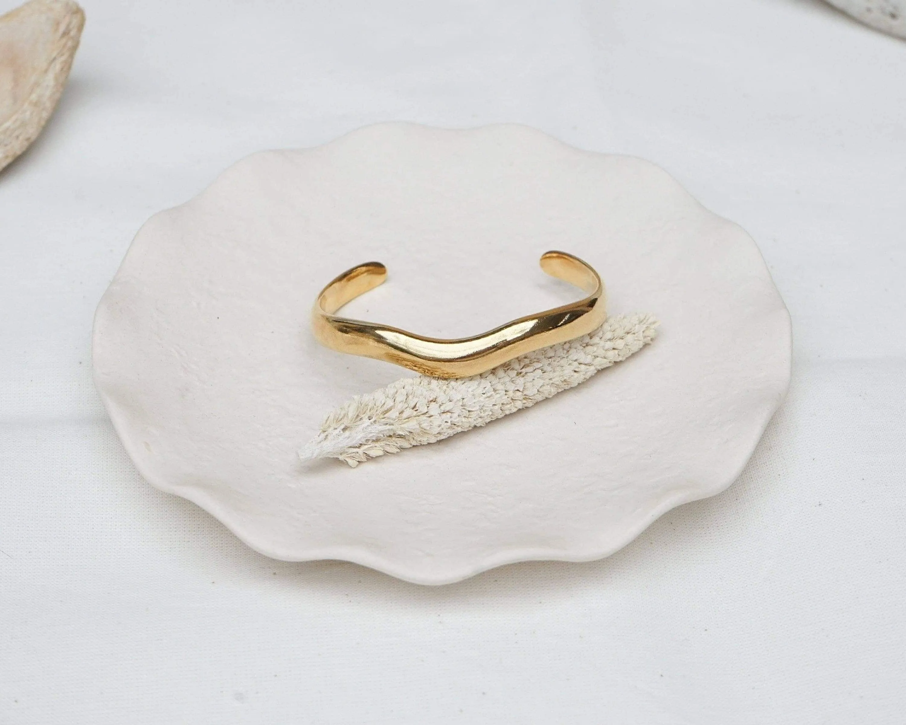 Gold-Plated Bold Irregular Shape Cuff
