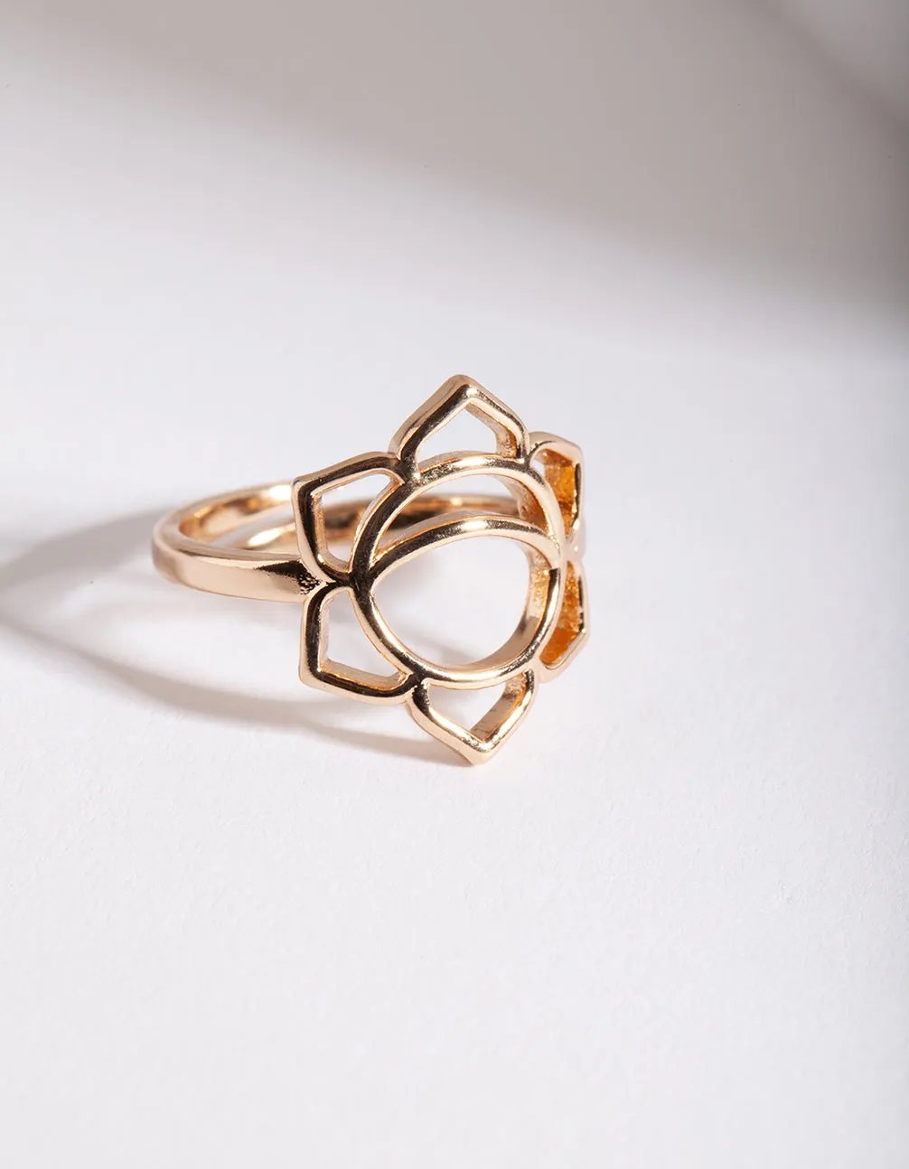 Gold Sacral Chakra Ring